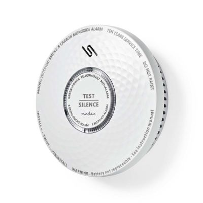 6. Nedis DTCTCS10WT Smoke and Carbon Monoxide Detector