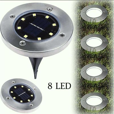 32. SOLAR LAMP 8 LED SMD FOR DRIVE INTO THE GROUND, SET OF 4 PCS