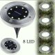 32. SOLAR LAMP 8 LED SMD FOR DRIVE INTO THE GROUND, SET OF 4 PCS