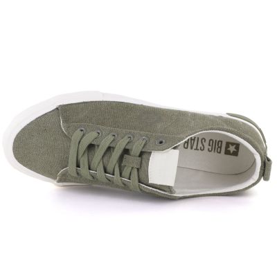 3. Men's textile sneakers green Big Star TT174292