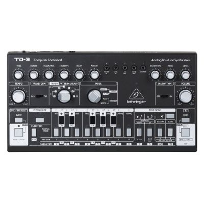 3. Behringer TD-3-BK Bassline Synthesizer