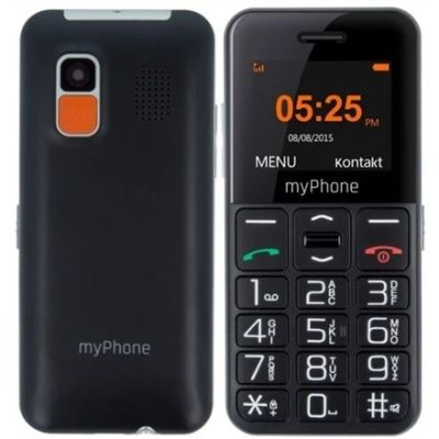2. myPhone Halo Easy 4.32 cm (1.7") 70 g Black, Gray Phone for beginners