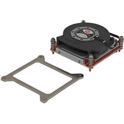 2. Inter-Tech Q-3 Processor Radiator 8 cm Black, Silver 1 pc.