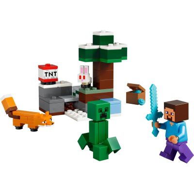 3. LEGO Minecraft 21583 Steve's Taiga Adventure