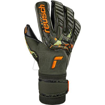 2. Reusch Attrakt Gold X Evolution Cut M 53 70 064 5555 goalkeeper gloves