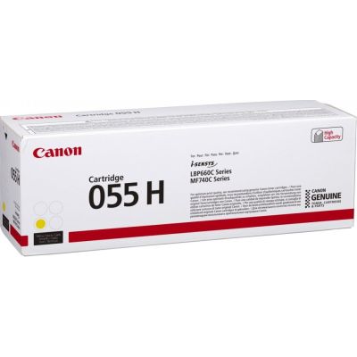 Canon 055H Toner Cartridge 1pc Original Yellow