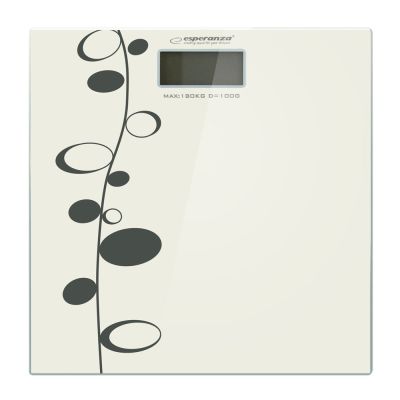 6. Esperanza Zumba EBS005 bathroom scale (white)