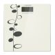 6. Esperanza Zumba EBS005 bathroom scale (white)