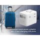 8. GEMBIRD UNIVERSAL TRAVEL ADAPTER 70W, WHITE