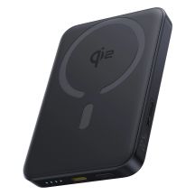 Baseus EnerFill FM12 10000mAh 22.5W Qi2 Power Bank MagSafe Compatible with Baseus Simple USB-C 20V/3A 30cm Cable - Black