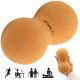 DOUBLE CORK MASSAGE BALL 7.5x15CM ENERO FIT