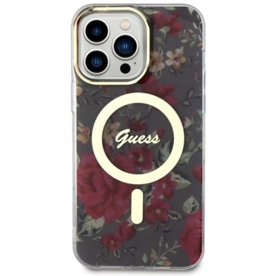 3. Guess GUHMP14XHCFWSA iPhone 14 Pro Max 6.7" green/khaki hardcase Flower MagSafe