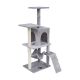 Cat scratching post 50x40x125 cm, gray, REBEL ANIMALS