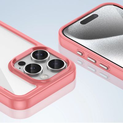 6. Outer Space Case with Gel Frame for iPhone 16 Pro - Red