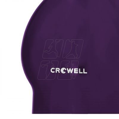 8. Silicone swimming cap Crowell Recycling Pearl red col.9