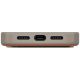 5. Uniq Lyden DS Case for iPhone 17 Pro Magclick Charging - Orange-Gray