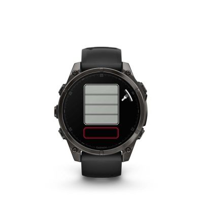 2. Garmin fenix 8 3.56 cm (1.4") AMOLED 47 mm Digital 454 x 454 px Touchscreen Black Wi-Fi GPS