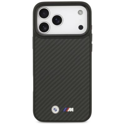 3. BMW M Kevlar Matt MagSafe Case for iPhone 17 Pro Max - Black