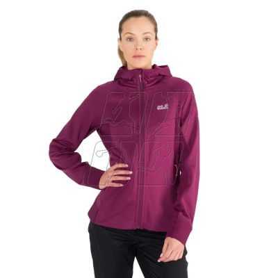 2. Jack Wolfskin Hydro Grid Fleece Jacket Jkt W 1709911-1395 