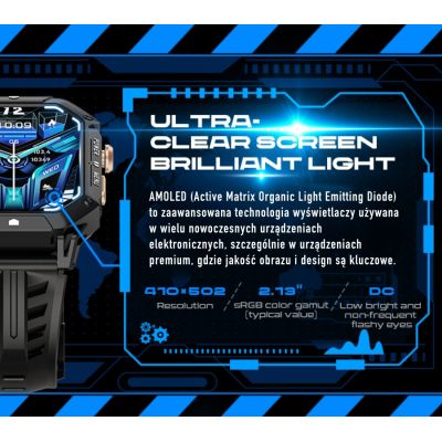 5. Men's Smartwatch Rubicon RNCF24-1 BLACK