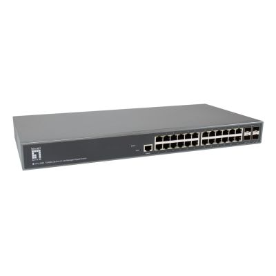 7. LevelOne GTL-2885 Managed Network Switch L3 Gigabit Ethernet (10/100/1000) Gray