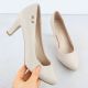 2. Women's nude high heel pumps Sergio Leone 1459