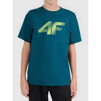 Boy's cotton T-shirt 4F 4FJWAW26TTSHM3508-40S
