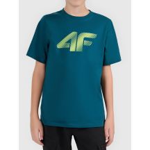 Boy's cotton T-shirt 4F 4FJWAW26TTSHM3508-40S
