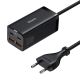 3. Baseus GaN3 Pro fast universal GaN charger 2 x USB Type C / 2x USB 100W PD3.0, QC4.0 +, AFC black (CCGP000101)
