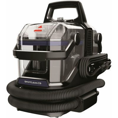 8. Bissell SpotClean C9 Select Handheld Carpet Cleaner Deep Black, Clear