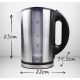 14. Adler AD 1216 electric kettle (2000W 1.8l; silver)