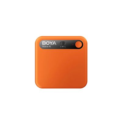 4. BOYA Notra Voice Recorder with AI Transcription - Orange