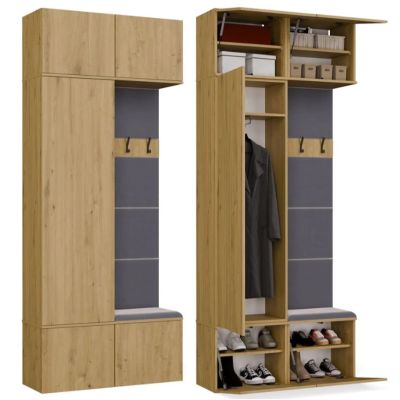 4. HAGA II 1SZ1W ARTISAN HALLWAY WARDROBE