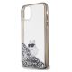 6. Karl Lagerfeld Liquid Glitter Choupette case for iPhone 11 / Xr - transparent