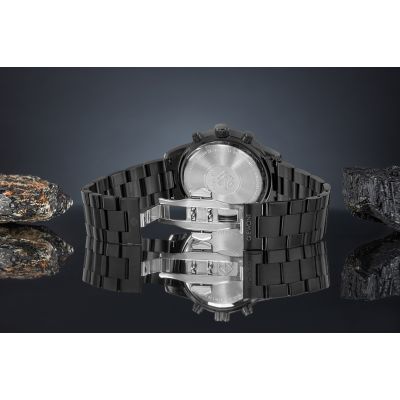 6. Men's Watch Giewont Chronograph Sapphire Black GW4580-B1