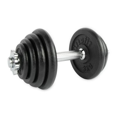 9. VIRTUFIT ADJUSTABLE PRO DUMBBELL SET - BARBELL SET - CAST IRON - 1 X 15 KG