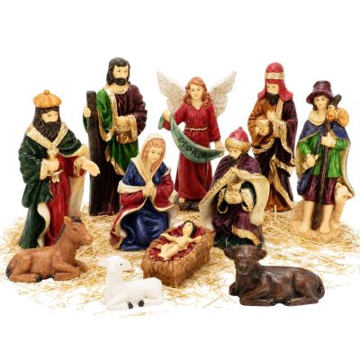 2. NATIVITY FIGURES 11 PCS 10 CM