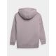 4. Girls' sweatshirt with a hood, open, 4F Junior