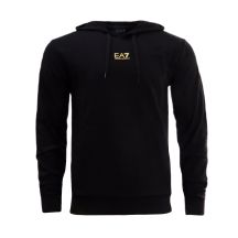 EA7 Emporio Armani Futer Regular Fit Hoodie Black - 8NPM32PJVRZ
