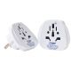 3. TRAVEL BLUE Universal Travel Adapter WORLD -> SCHUKO, 2 pcs.