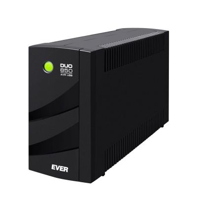 7. EVER DUO 850 AVR USB UPS power supply (TWR; 850VA) (T/DAVRTO-000K85/00)