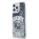 2. DKNY Liquid Glitter Big Logo iPhone 14 Pro Max Case - Black
