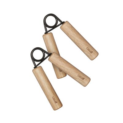 CASALL Wood Power Grip Medium Hand Gripper, black