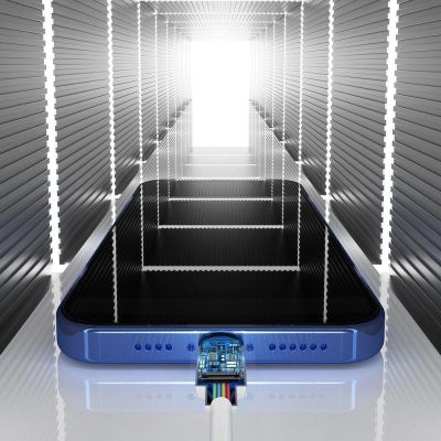 12. Baseus 2x USB - Lightning cable fast charging 1.5 m white (TZCALZJ-02)