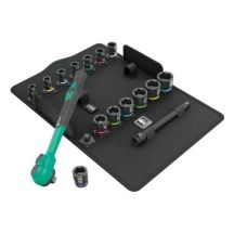 Zyklop Comfort SB 12 3/8" ratchet in a metric set, 16 pieces