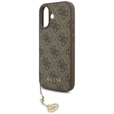 5. Guess 4G Charms Collection MagSafe case for iPhone 17 - brown