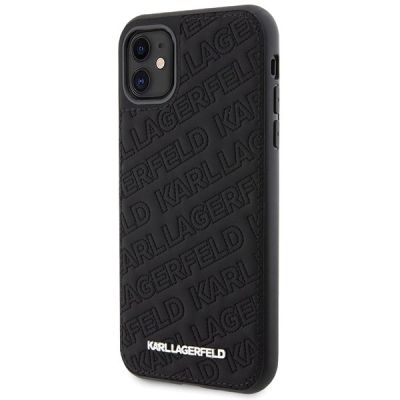 2. Karl Lagerfeld Quilted K Pattern case for iPhone 11 / Xr - black