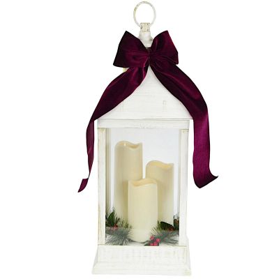 2. LANTERN ADVENT LANTERN LED 60CM 3 CANDLES WHITE