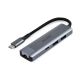 Lindy 43422 USB 3.2 Gen 2 (3.1 Gen 2) Type-C Hubs and Concentrators 10000 Mbit/s Gray