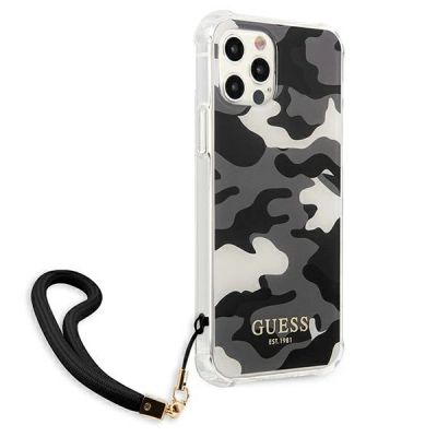 4. Guess GUHCP12MKSARBK iPhone 12/12 Pro 6.1" black/black hardcase Camo Collection